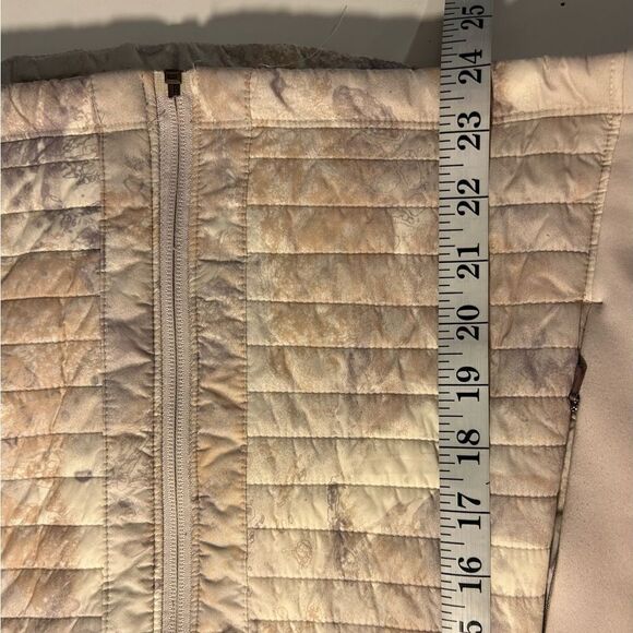 Calia by Carrie Underwood Tan Cream Full Zip Hybrid Jacket Size Small - Picture 8 of 10